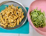 Foto langkah ke 1 dari resep Oseng tempe buncis.
