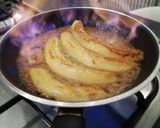 Une image de l'étape 4 de Bananes flambées.
