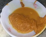 A picture of step 4 of Bhindi ghousht.