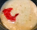 Hình bước làm 3 của món Cháo gấc đậu xanh