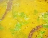 A picture of step 4 of Bengali Style Masoor Dal.