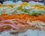 Hình bước làm 5 của món Sushi chiên giòn