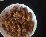 A picture of step 5 of Honey chilli potato.