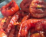 A picture of step 1 of Broiled tomato bruschetta.