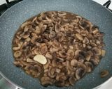 A picture of step 2 of Creamy Ricotta and Mushroom Pasta.