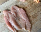 A picture of step 1 of Farmhouse Chicken Cordon Bleu.