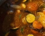 A picture of step 3 of My oven roasted veg soup.