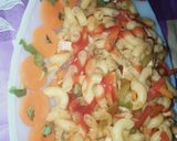A picture of step 6 of Chicken and vegetables Pasta.