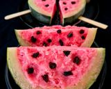 A picture of step 6 of Watermelon Rose Condensed Milk Ice cream - Summer Special.