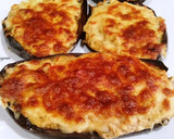 Foto del paso 4 de la receta: Berenjenas con crema de queso y vegetales