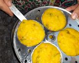 A picture of step 6 of Masala idli.