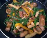 A picture of step 7 of Tofu and Vegetables.