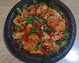 Foto langkah ke 4 dari resep Tahu Tempe Penyet Sambal Kemangi.