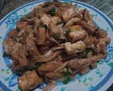 Foto langkah ke 5 dari resep Oseng Jamur Tahu Tempe.