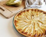 Une image de l'étape 4 de Tarte amandine poires et chocolat.