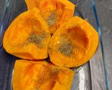 A picture of step 2 of Roasted pumpkin and celeriac soup.
