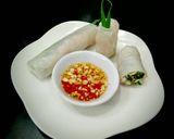 Hình bước làm 5 của món Bánh tráng cuốn tôm