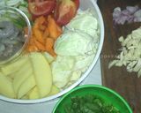 Foto langkah ke 1 dari resep Sup Sayur Udang.