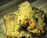 A picture of step 3 of The BEST ever Banana, carrot, raisin and coconut bread.