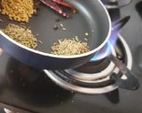 A picture of step 1 of Kadai paneer (jain).