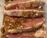 Hình bước làm 4 của món Tonteki Nhochanmama’s recipe (Japanese pork steak)