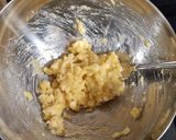 Foto del paso 1 de la receta: Barrita de avena y plátano con chocolate y arándanos