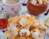A picture of step 2 of Makhana chaat.