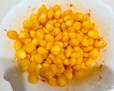 A picture of step 5 of Golden Masala Corn.