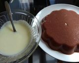 Foto langkah ke 8 dari resep Puding Coklat Vla.