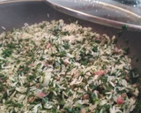 Foto del paso 4 de la receta: Risotto de espinacas y jamón