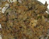 A picture of step 2 of Phool Makhana balls.