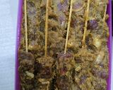 Gambar langkah 3 resipi Satay Daging.