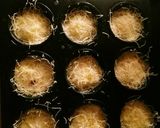 A picture of step 4 of Kunafa Cupcakes 🍮😍.