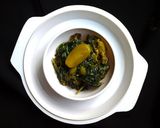 পালং শাকের ঘন্ট (palak saager ghonto recipe in bengali) রেসিপির ধাপ 5 ছবি