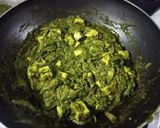 A picture of step 9 of Palak Paneer.