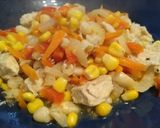 Une image de l'étape 3 de Chili blanc.