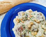 Foto del paso 6 de la receta: Carrillada en salsa cremosa de roquefort con anacardos caramelizados al chocolate