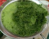 Foto langkah ke 3 dari resep Kue Putu Pandan dengan Cetakan.
