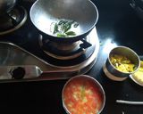 A picture of step 3 of Goan dal.