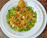 A picture of step 7 of Dahi Bhalla Papdi Chat With Kachori toppings (No Cook Recipe).