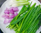 Hình bước làm 2 của món Mắm chưng thịt bằm hột vịt