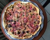 Une image de l'étape 6 de Tarte rhubarbe du jardin et pralines roses.