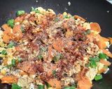 Foto langkah ke 4 dari resep Spaghetti Telur Sayuran.