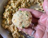 A picture of step 5 of Parippu Vada - Kerala style snack for Onam Sadya.