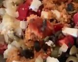 A picture of step 3 of Stuffed peppers with Thai red curry couscous 🫑 🍅.