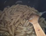 Une image de l'étape 2 de Pâtes à la crème et mozzarella au Cookeo infinity.