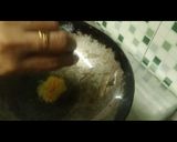 A picture of step 2 of Pappadam thoran.