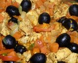 Afrikai csirke Tajine-ban recept fázis 3 fotója