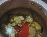 A picture of step 2 of Uttar Pradesh style bhuna gosht.