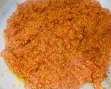 A picture of step 8 of Gajar ka halwa.